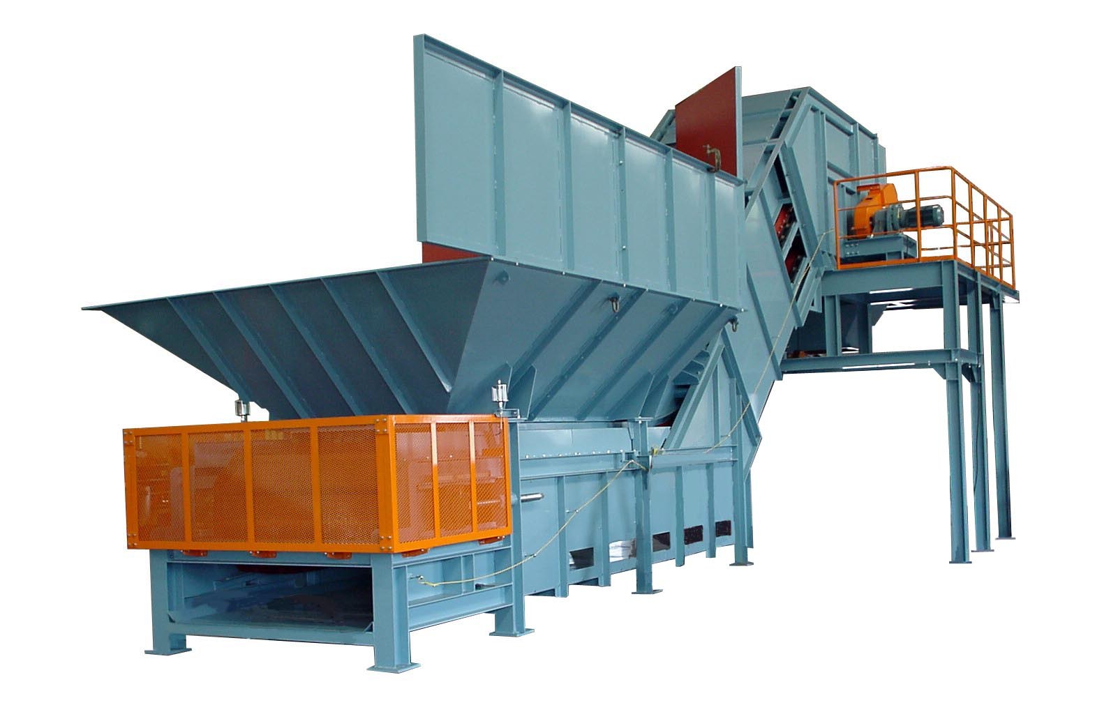 ゴミ処理用コンベヤ　ゴミ焼却